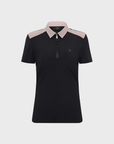 Trolle - Tech Piquet Polo tričko - Černá/faded rose