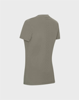 Trolle - T-shirt ATHL PERFORATED - women's - earth gray