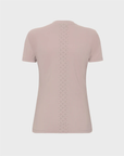 Trolle - T-shirt ATHL PERFORATED - women's - faded rose