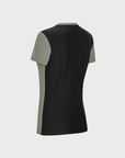 Trolle - Athl T-shirt +TECH - women's - earth grey/black