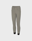 Trolle - Athl Leggings with high waist and knee grip - women's - earth gray