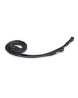 Utzon - round leather reins with hidden stops - black