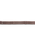 Utzon - round leather reins with hidden stops - brown