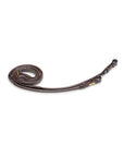 Utzon - round leather reins with hidden stops - brown