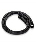 Utzon - round leather bridle reins (set) black