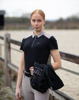 Trolle - Tech Piquet Polo tričko - Černá/faded rose