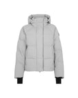 Trolle women's winter goose down jacket light gray