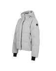 Trolle women's winter goose down jacket light gray