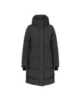 Trolle women's winter goose down coat dark grey