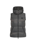 Trolle women's winter goose down vest dark grey
