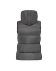 Trolle women's winter goose down vest dark grey