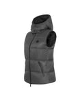 Trolle women's winter goose down vest dark grey