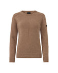 Trolle women's extra fine wool crew sweater Taupe