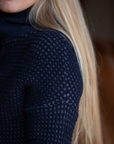 Trolle women's knitted sweater blue