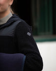 Trolle - Graphene wool jacket with hood +TECH - women's - black