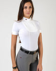 Makebe - women's short-sleeved polo shirt Veronica