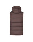 Trolle women's winter goose down vest dark grey