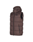 Trolle women's winter goose down vest dark grey
