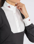 Makebe - women's long-sleeved polo shirt Jolie