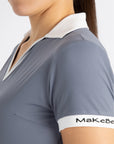 Makebe - women's short-sleeved polo shirt Lauren