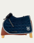 Mattes - corrective saddle pad for jumping with lamb - velvet navy