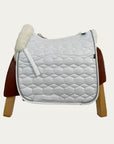 Mattes - Dressage square racing saddle pad with lamb and front edging