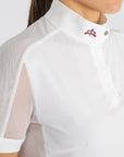 Makebe - women's polo shirt ROSA with breathable insert