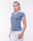 Makebe - women's short-sleeved polo shirt Lauren