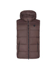 Trolle women's winter goose down vest dark grey